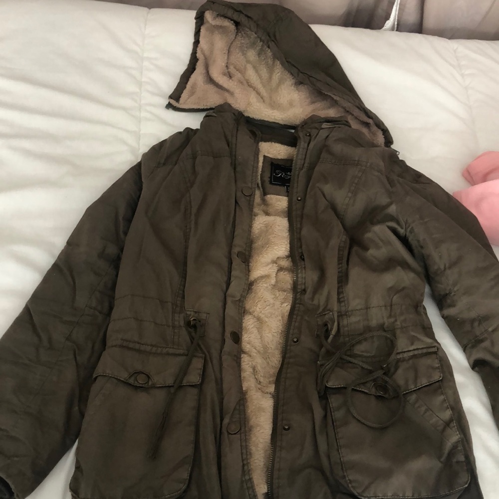 Army green jacket